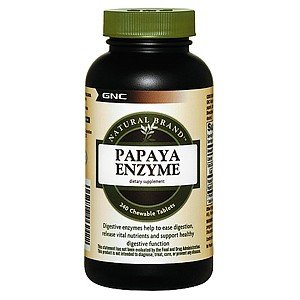 Natural BrandTM Papaya Enzyme, 600 chewable Tablets