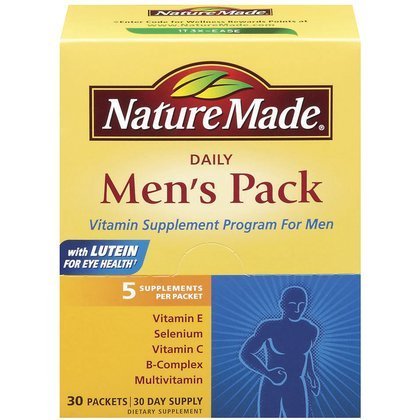 Nature Made Men's Pack Vitamin, 30-Count