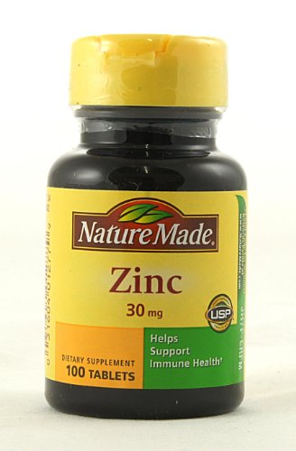 Nature Made Zinc 30 mg Tabs, 100 ct
