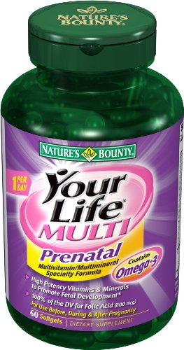 Nature's Bounty Your Life Multi Prenatal, 60 Softgels