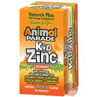 Nature's Plus - Kidzinc Lozenges-Tangerine, 90 chewable tablets