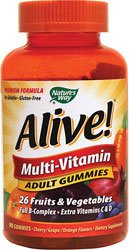 Nature's Way Alive Adult Multi-Vitamin Gummies, 90 Count