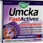 Nature's Way Umcka FastActives Cold and Flu, Berry, 10 Count (Pack of 2)