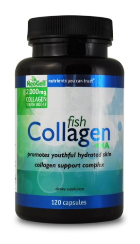 Neocell Capsules de poissons d'acide hyaluronique collagène ainsi que le comte, 120