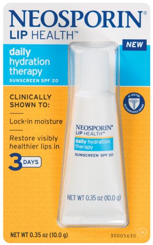 Neosporin Santé Lip Therapy hydratation quotidienne avec SPF20, 0,35 once Tubes (Pack de 2)