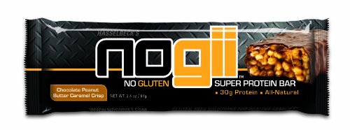 Nogii Super Protein Bar, Chocolate Peanut Butter Caramel Crisp, 3.36 oz. bars (pack of 12)