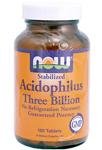 Now Foods Stable Acidophilus 3 Billion, Tablets, 180-Count