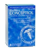 Options Ortho gel vaginal contraceptif avec des applicateurs, sans parfum - 10 / pack