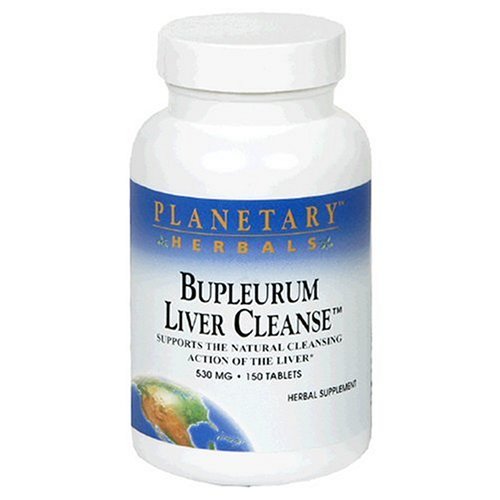 Planetary Herbals Bupleurum Liver Cleanse, 545 mg, 150 tablets (Pack of 2)