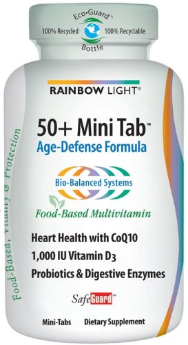 Rainbow Light 50+ Minitab Multivitamin, 180 Mini-Tabs