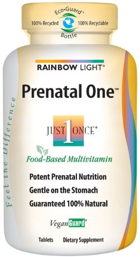 Rainbow Light Just Once Prenatal One Multivitamin, 150 tablets