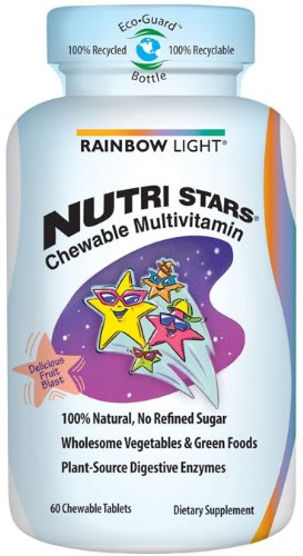 Rainbow Light Nutri Stars Multivitamin & Multimineral Chewables  Children's  Tablets   120 tablets