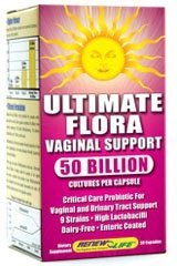 Renew Life Ultimate Flora Vaginal Support 50 Billion, 30-Count