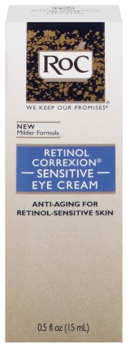 Roc Retinol Correxion Crème pour les yeux sensibles, 0.5-Ounces