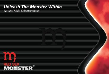 Sex Monster Rouge (10 Caps) Tout Natural Male Enhancement