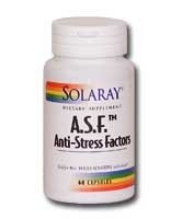 Solaray - A.S.F. Anti-Stress Factors - 60 capsules