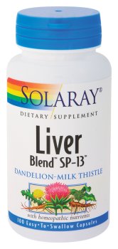 Solaray - Liver (Blend Sp-13), 475 mg, 100 capsules