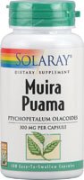 Solaray Muira Puama - 300 mg - 100 Capsules
