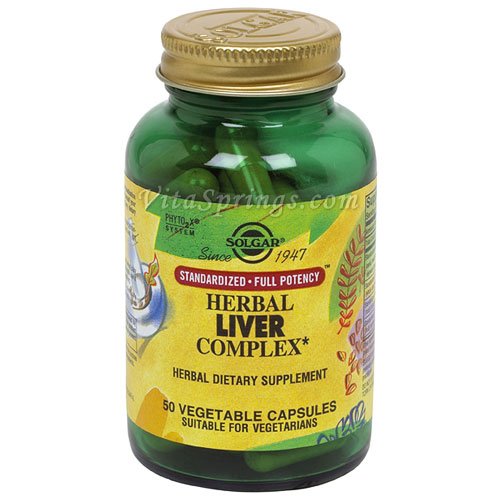 Solgar - Herbal Liver Complex, 50 veggie caps