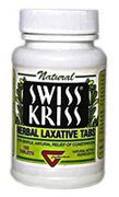 Swiss Kriss Herbal Laxative 250 Tablets