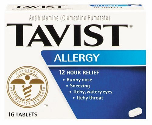 Tavist Allergy 12-Hour Relief Tablets, 16-Count Boxes (Pack of 3)