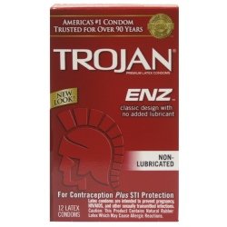 Troie condoms non lubrifiés en latex - 12 ch