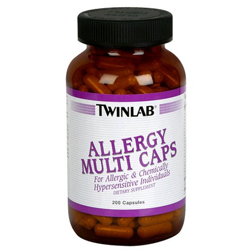 Twinlab Allergy Multi Caps, 200 Capsules (Pack of 2)