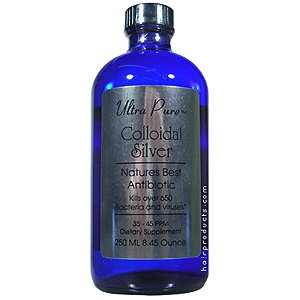 Ultra Pure Colloidal Silver Natures Best Antibiotic 8.45 oz/250ml