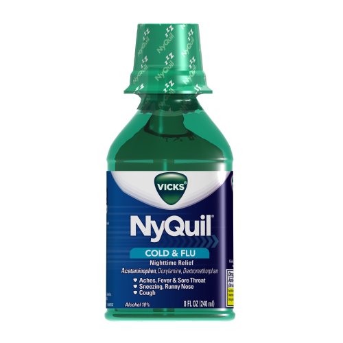 Vicks NyquilÂ® Cold & Flu Relief Liquid Original Flavor 8 Fl Oz