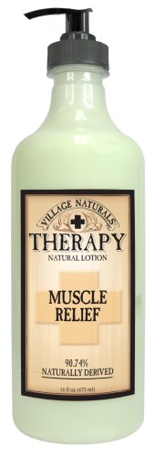 Village Naturals Therapy Muscle Relief Natural Lotion 16 fl oz
