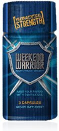 Weekend Warrior Male Enhancement Pill 3 Count Promotion bouteille spéciale incroyable force, l'endurance et de l'énergie