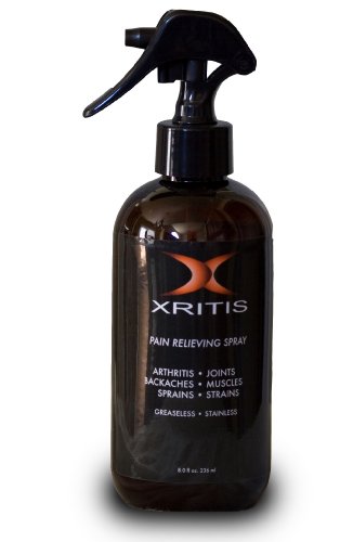 Xritis - All Natural Pain Relief Spray - 8 oz Easy-Grip Bottle
