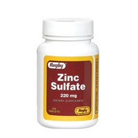 Zinc Sulfate 220 mg Dietary Supplement Tablets - 100 ea