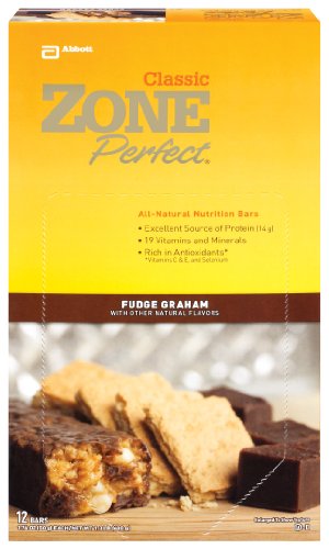 ZonePerfect All Natural Nutrition Bar, Fudge Graham, 1.76-Ounce Bars in 12-Count Boxes (Pack of 2)