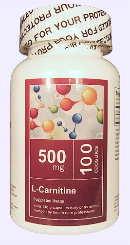 1 Bottle L-Carnitine (Fumarate) 500mg 100 Caps from All Nature