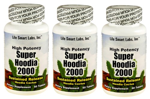 2000 Heure mg Sortie super Hoodia Hoodia 2000 180 comprimés 3 Mois