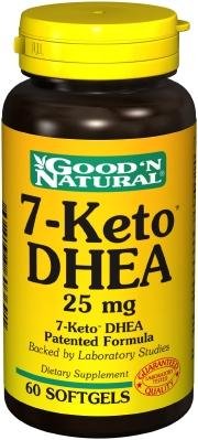 7 Keto DHEA 25mg - 60 gélules, Good'n (Naturel)
