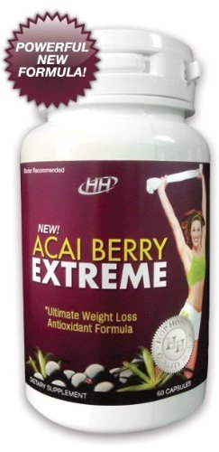 Acai Berry Extreme - Puissant Nouvelle Formule: All-In-One perte de poids, Colon Cleanse, Antioxydant, Appétit, du métabolisme Booster Formula Diet Pill