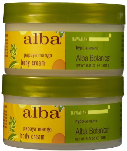 Alba Botanica Crème pour le corps papaye mangue, 6.5-Ounce Jar
