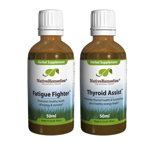 Autochtones Assist remèdes de la thyroïde et Fighter fatigue ComboPack