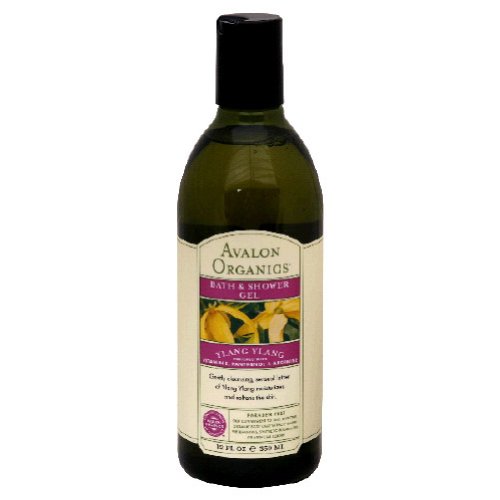 Avalon Organics Ylang Ylang bain et gel douche, 12-Ounce Bottle