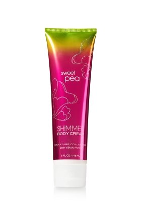 Bath & Body Works Collection Signature Shimmer Body Cream Pea Sweet 5 Oz