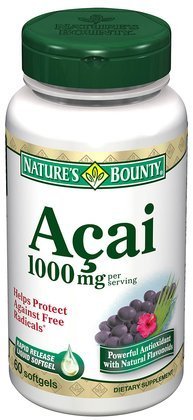 Bounty Nature Acai, 1000 mg, gélules, 60 ct.