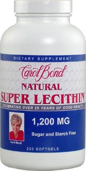 Carol Bond lécithine naturelle possible, (Le Rooter Roter de cholestérol Contrôle des vaisseaux sanguins et aide) 1.200 Mg