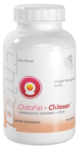 ChitoFat 900 Chitosan Fat Blocker absorption d'action Chitosan 900mg 90 Capsules 1 Bouteille