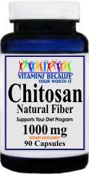 Chitosan 90ct 1000mg Vitamins Because