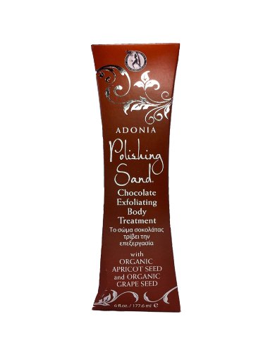 Chocolat Sable Adonia Polissage Exfoliant Soin du corps 6 oz