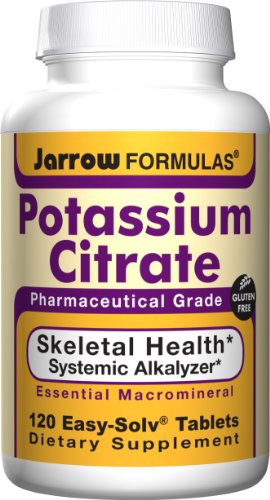Citrate de potassium Jarrow Formulas, 120 comprimés (lot de 2)
