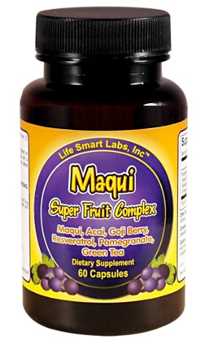 Complexe Maqui Super Fruit, baies Maqui antioxydants, le resvératrol, baie de Goji, grenade, açaï, Thé vert
