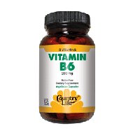 Country Life vitamine B-6, 200 mg, 90-Count